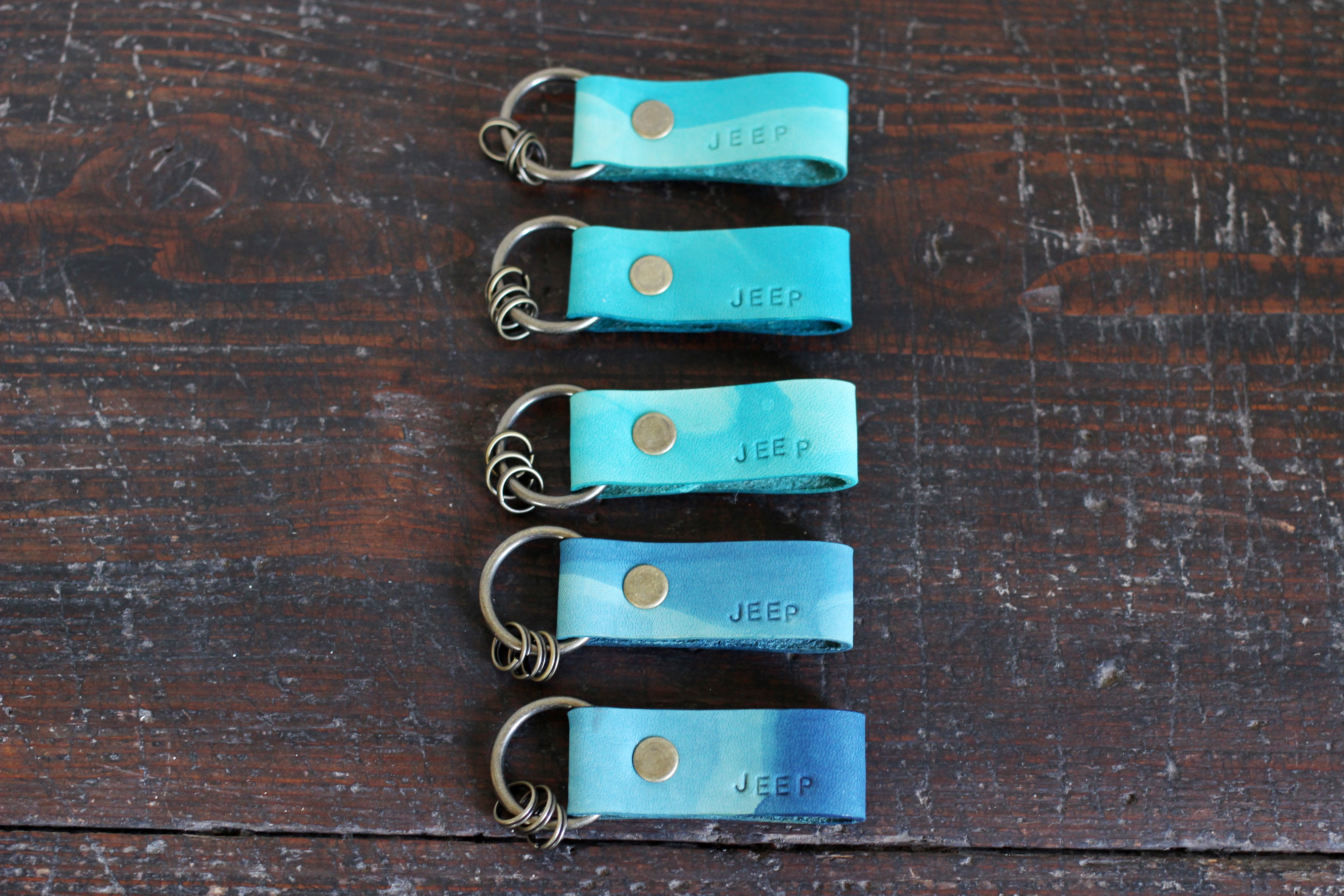leather key ring