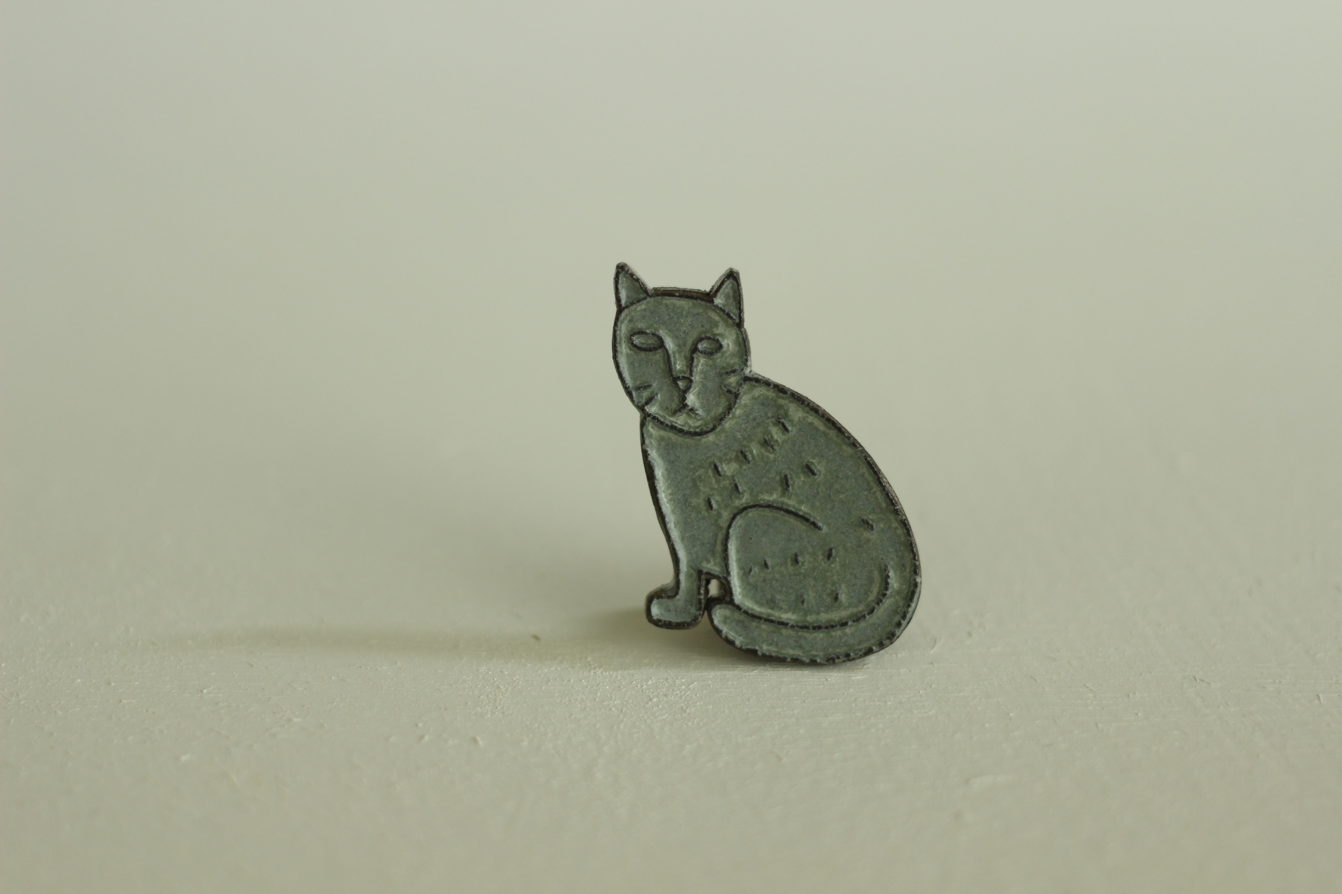 ceramic brooch