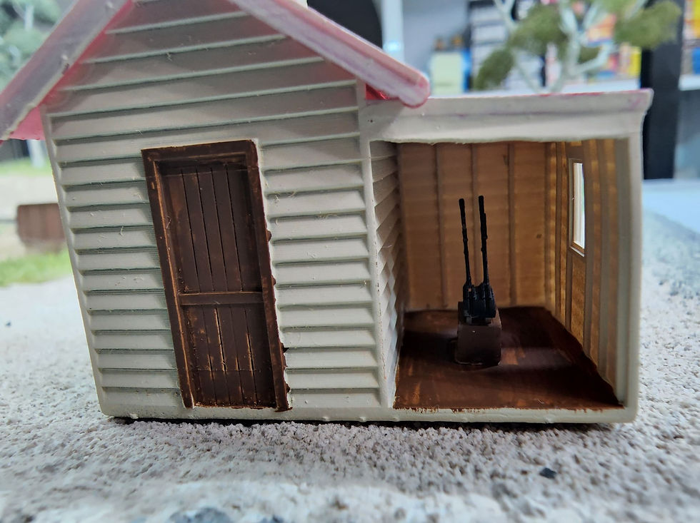 Thumbnail: Gate Keepers Hut and Toilet - HO/N Scale