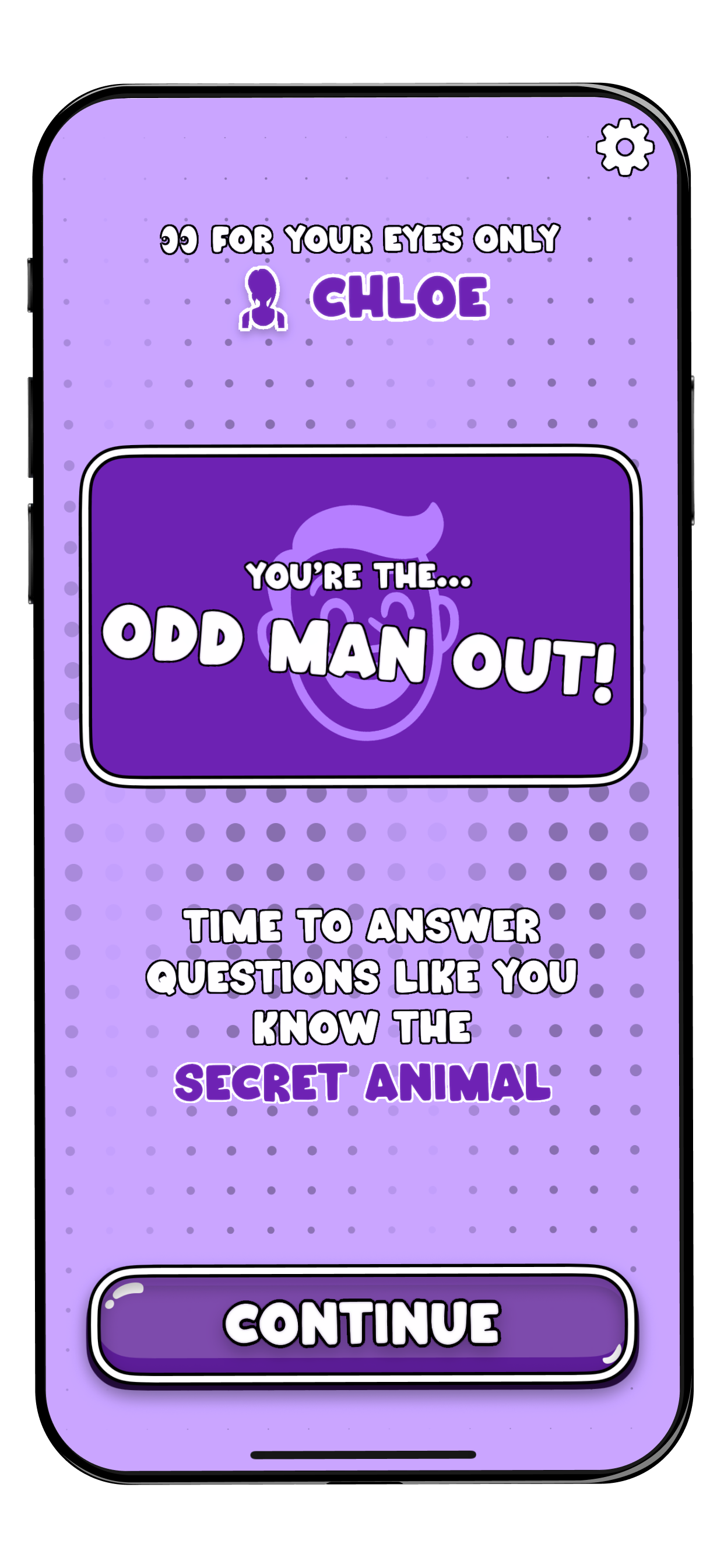 Your the Odd Man Out!