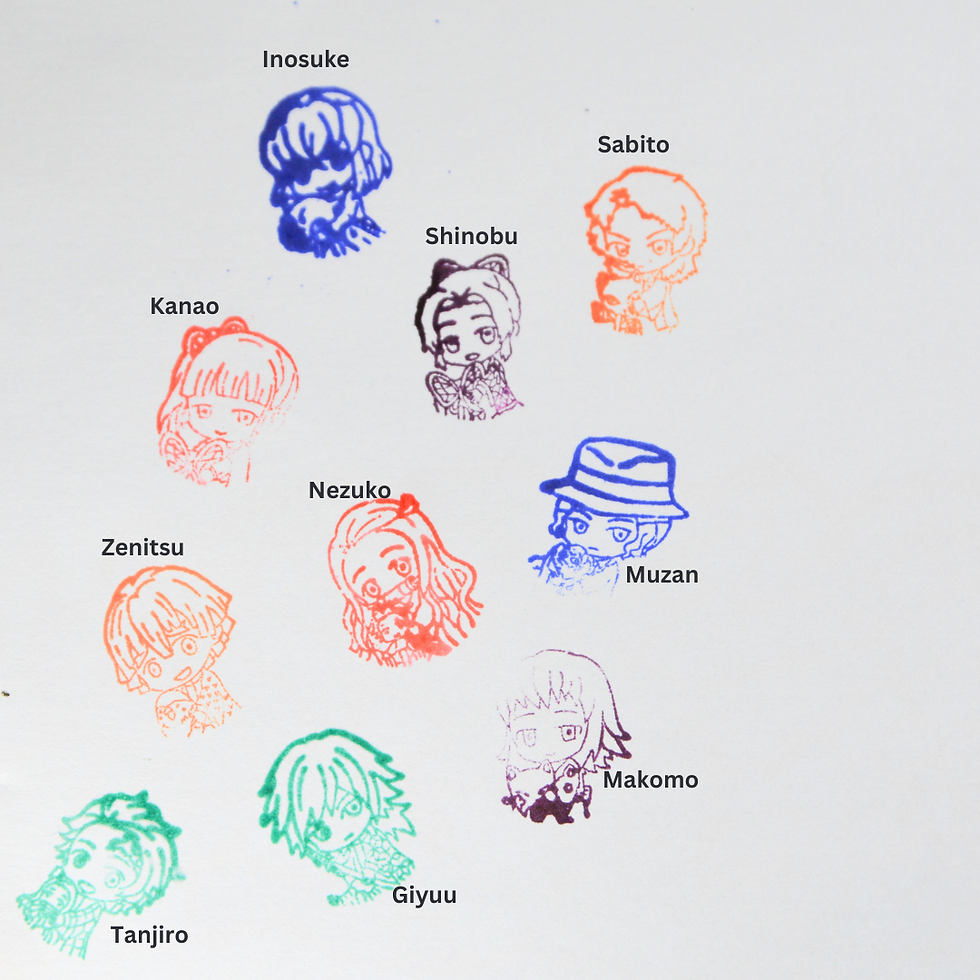 Thumbnail: Demon Slayer Stamps