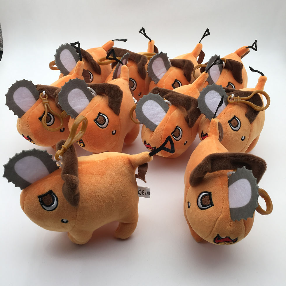 Thumbnail: Pochita Plush Keychain