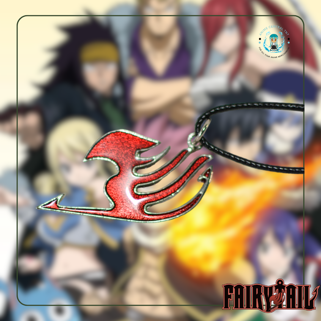 Red Fairy Tail Necklace