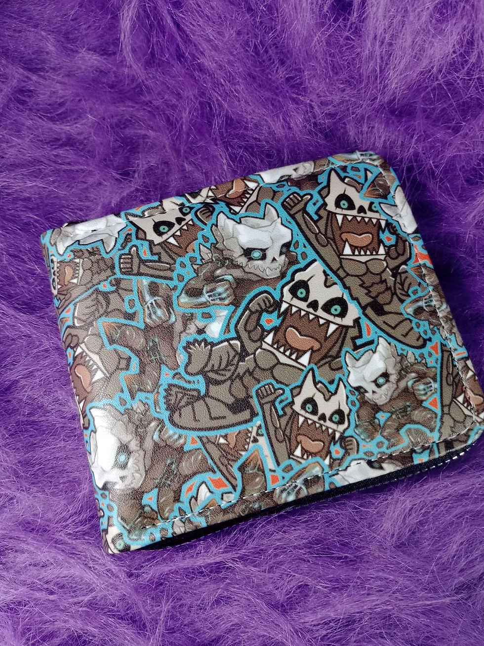 Thumbnail: Kaiju Bi-Fold Zipper Wallet
