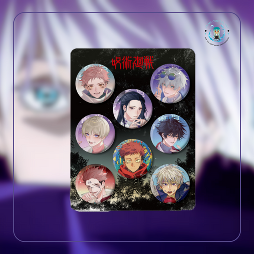 Jujutsu Kaisen Pin Set Anime Central Tnt Jujutsu Kaisen Pin Set Anime Central Tnt