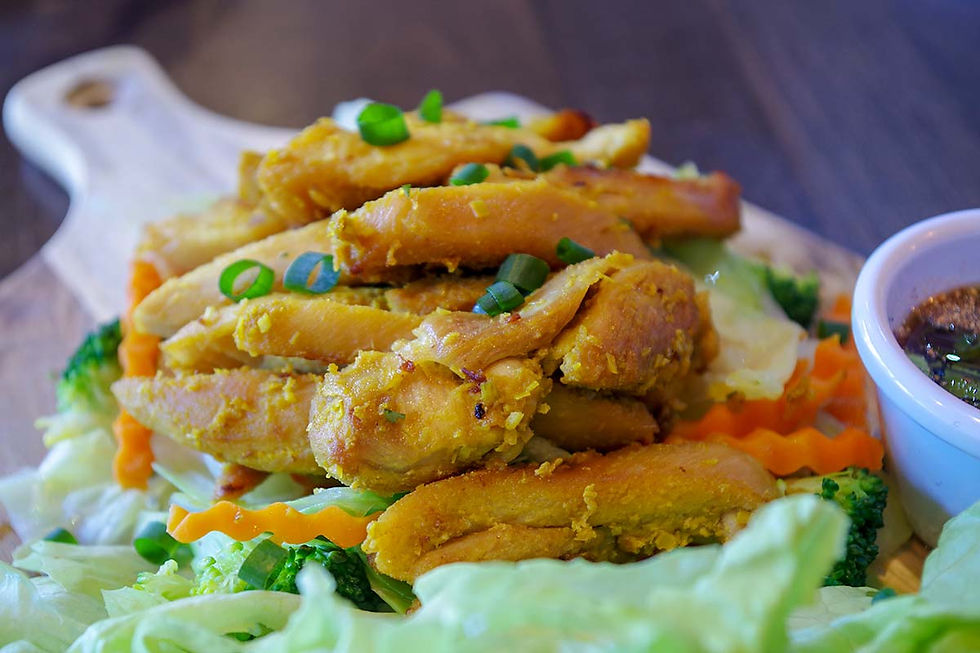 Arranged Food and Objects