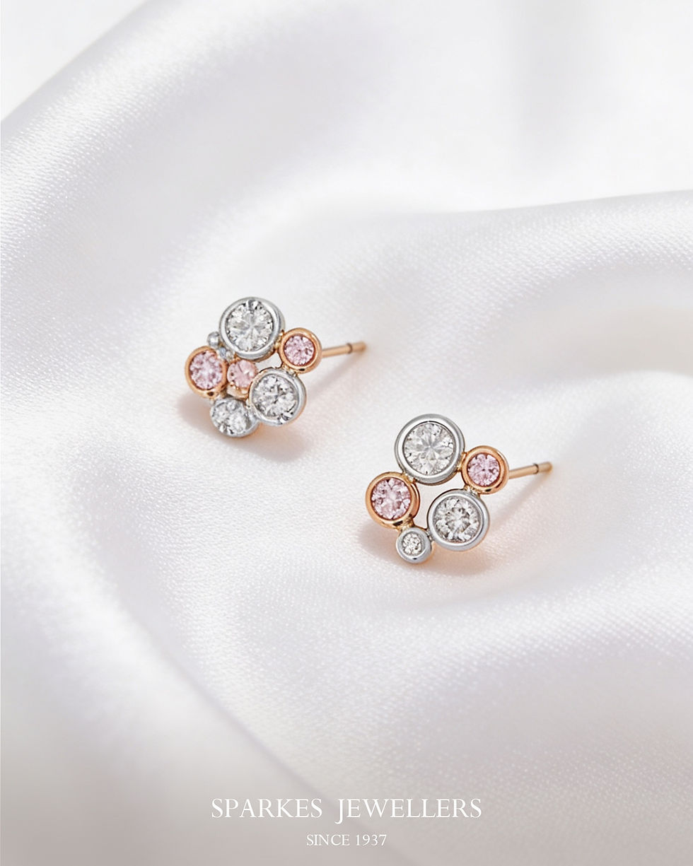 Blush Blair Diamond Earrings