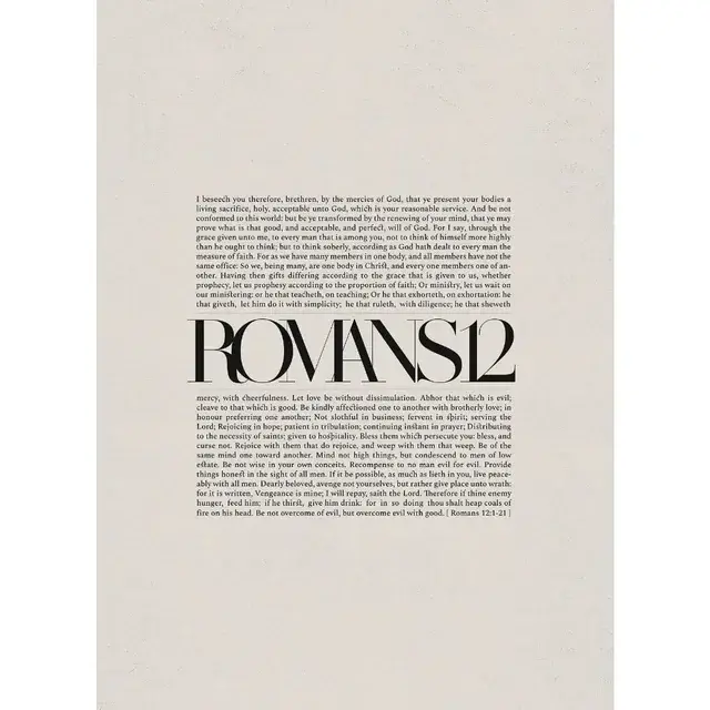 Thumbnail: Baptism Center Inspirational Proverbs Canvas — Modern Christian Wall Art Set