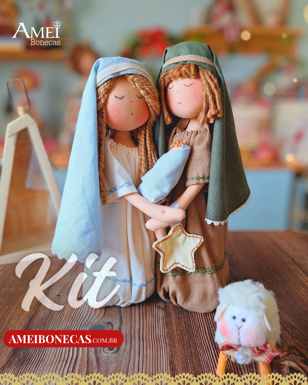 Kit Sagrada Família costurado