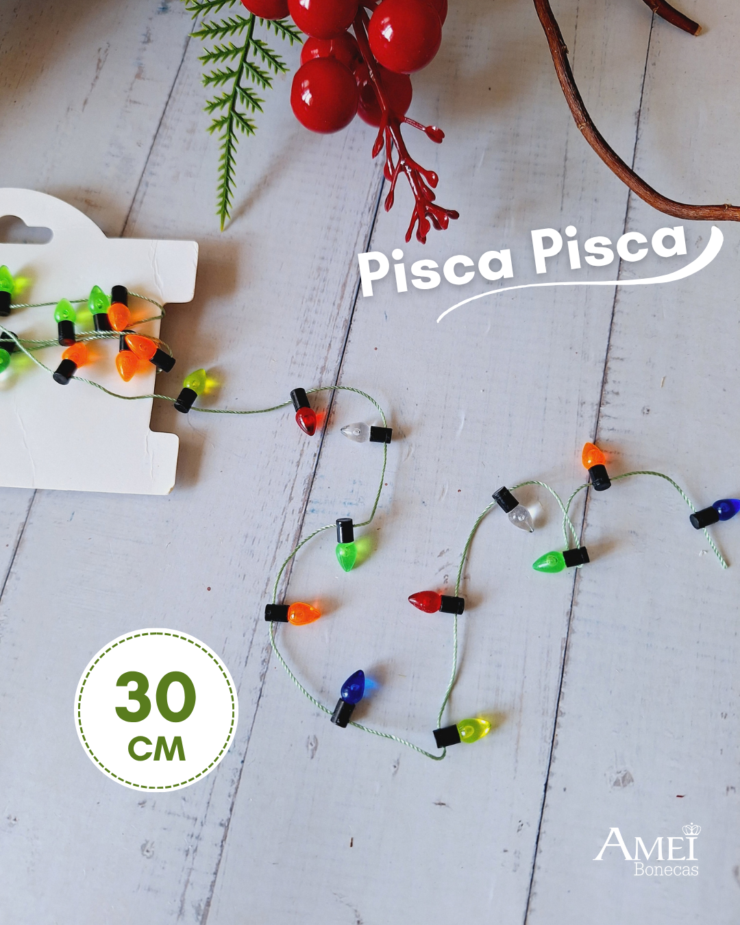 Fio MINI Pisca Pisca - 30 cm