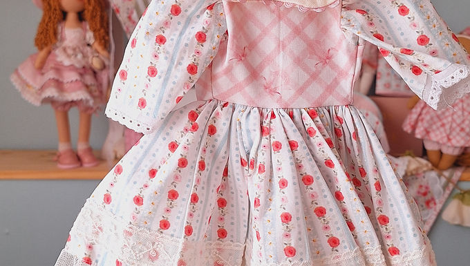 Cintia Kit - Rosa listras