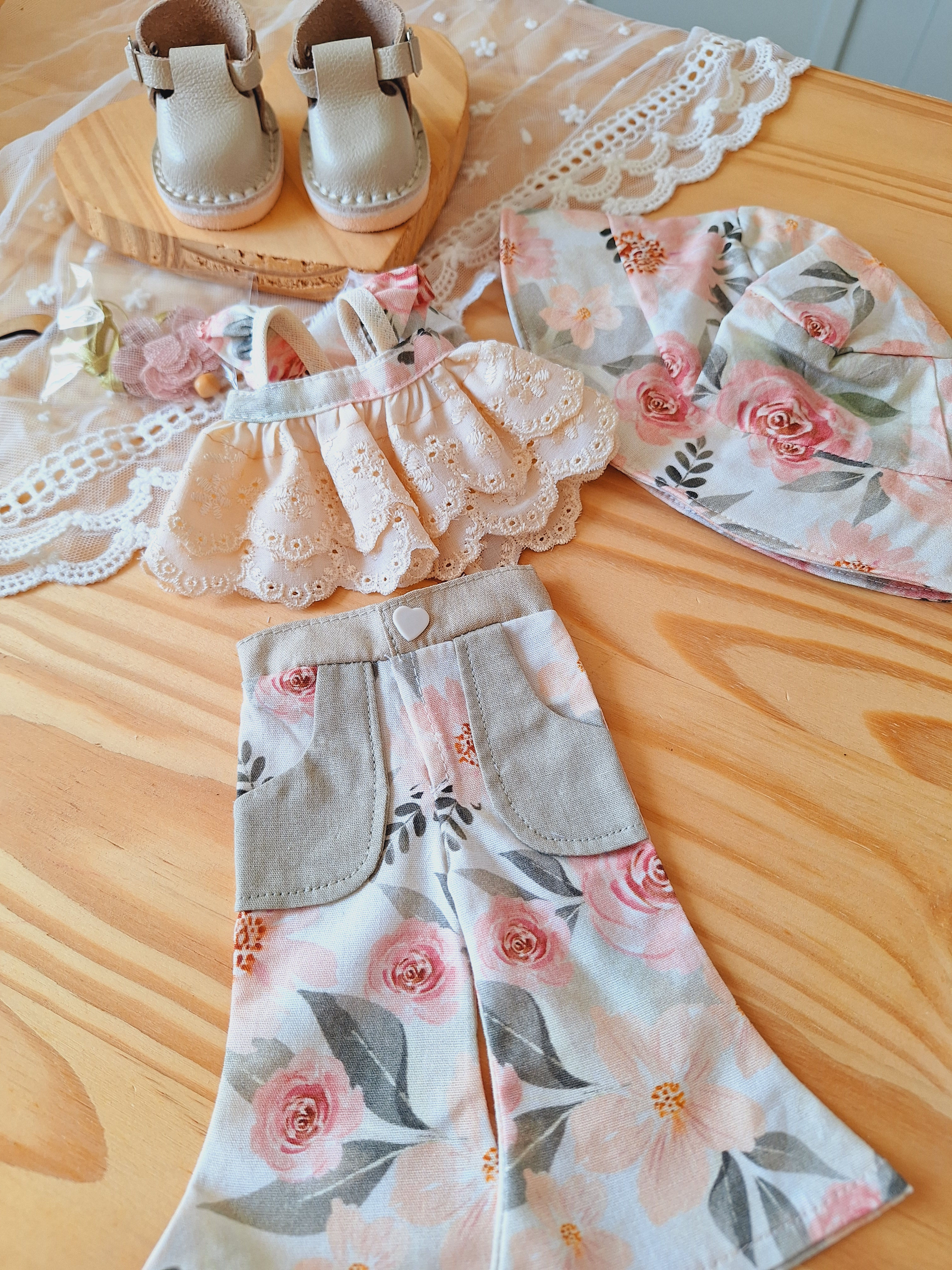 Kit Mini Sabrina Calça Floral