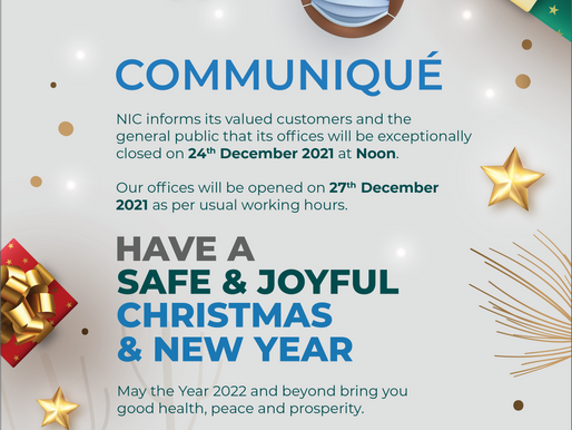 Early closure communiqué