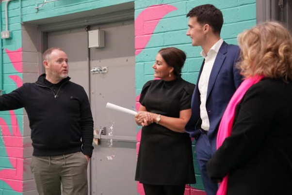 Minister Jack Chambers visiting BYC and hearing about our READY programme