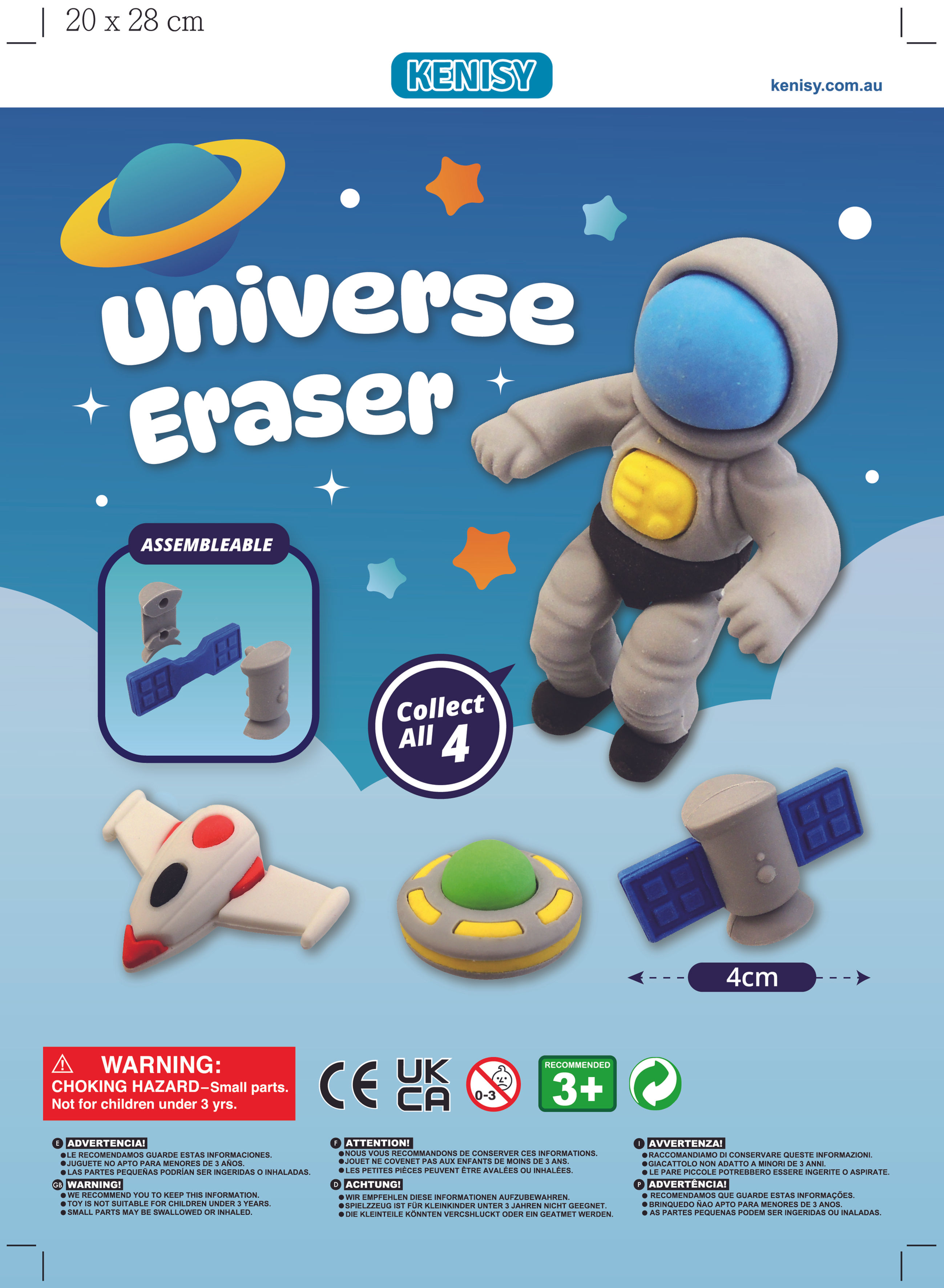 Universe Eraser in 50mm capsule