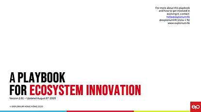 Playbook for ecosystem innovation