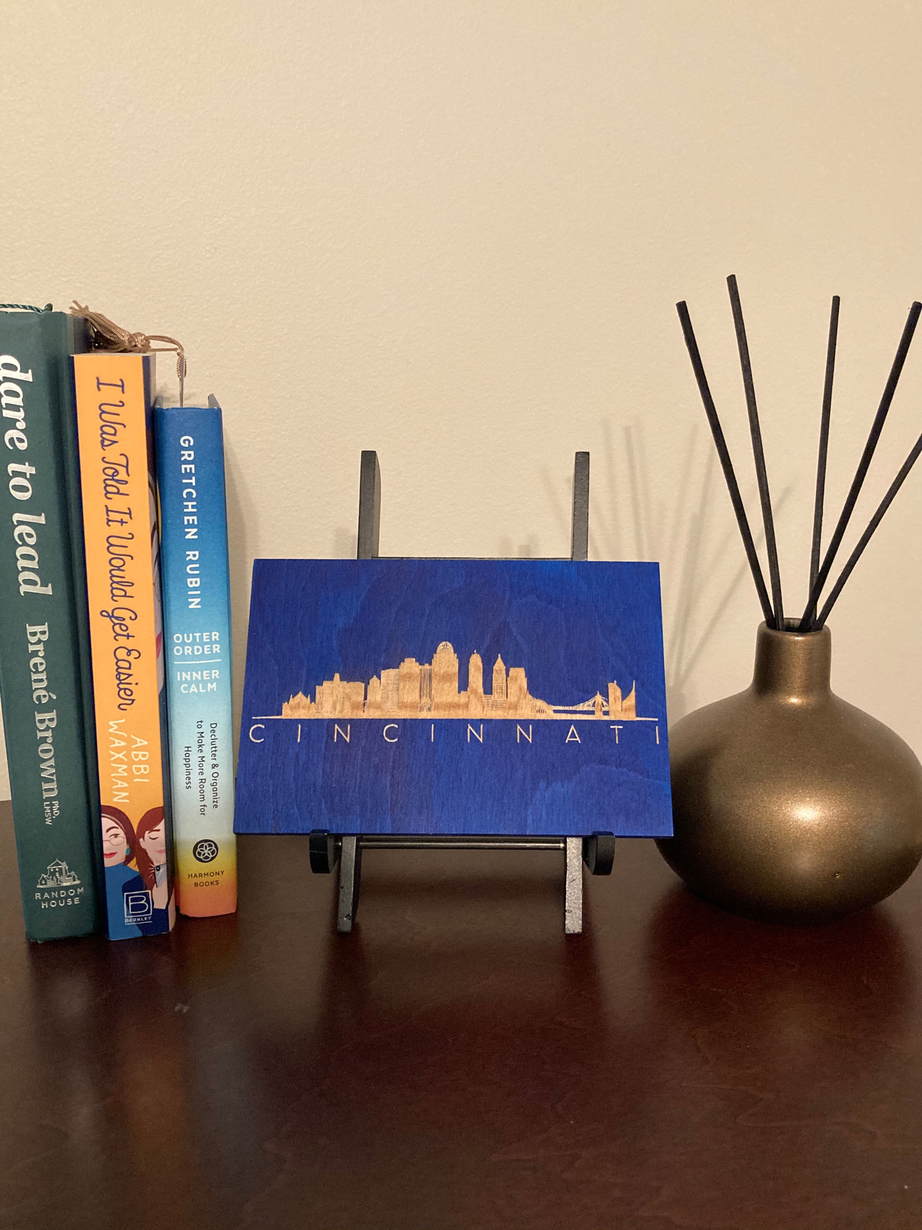 Cincinnati Skyline Engraving