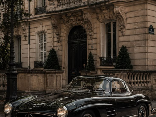 Elegant luxury car showcasing timeless automotive design, refined details, and sophisticated style.