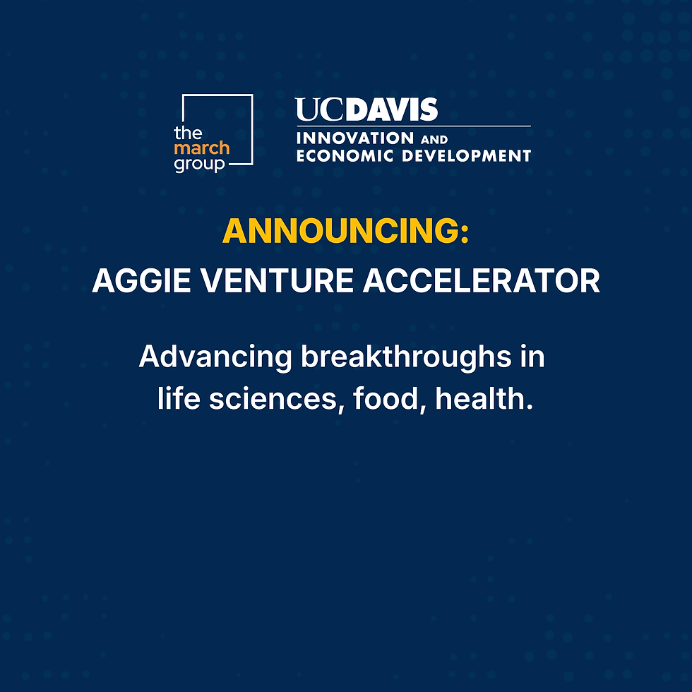UC Davis Launches Aggie Venture Accelerator to Advance Early-Stage Life Science Innovation