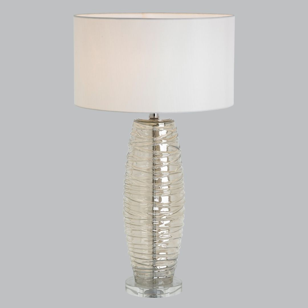 Uma Cognac Glass Body Table Lamp