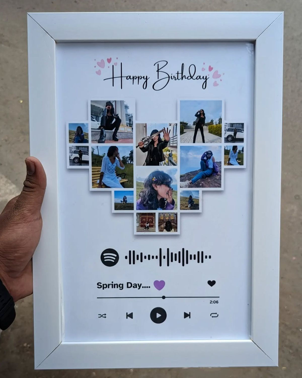 Personalized Spotify Frame – Custom Song & Photo Gift