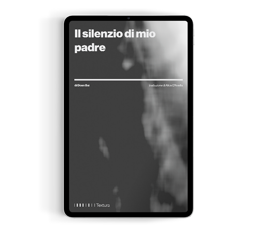 La copertina dell'eBook Il silenzio di mio padre di Doan Bui, pubblicato da Ischìre per il marchio Textura