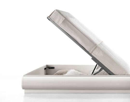 Rete del letto contenitore con meccanismo ad alzata singola.