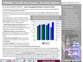 Zimmer|Glime Real Estate Newsletter ~ December 2017