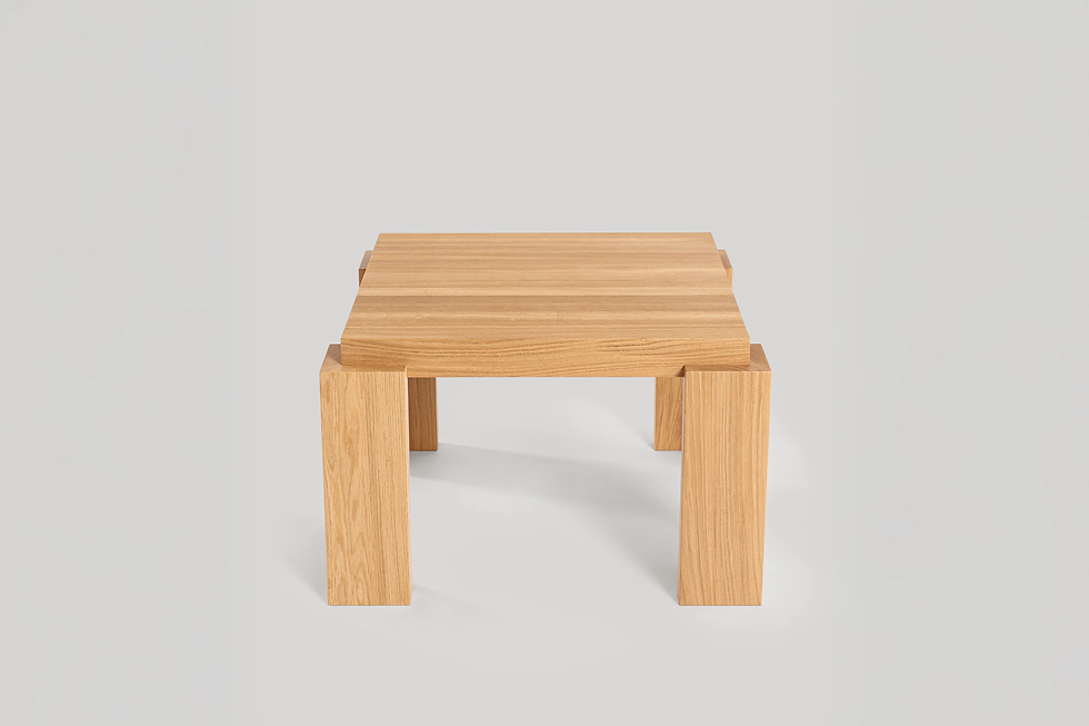 Thumbnail: Designer coffee table made of solid oak Taro