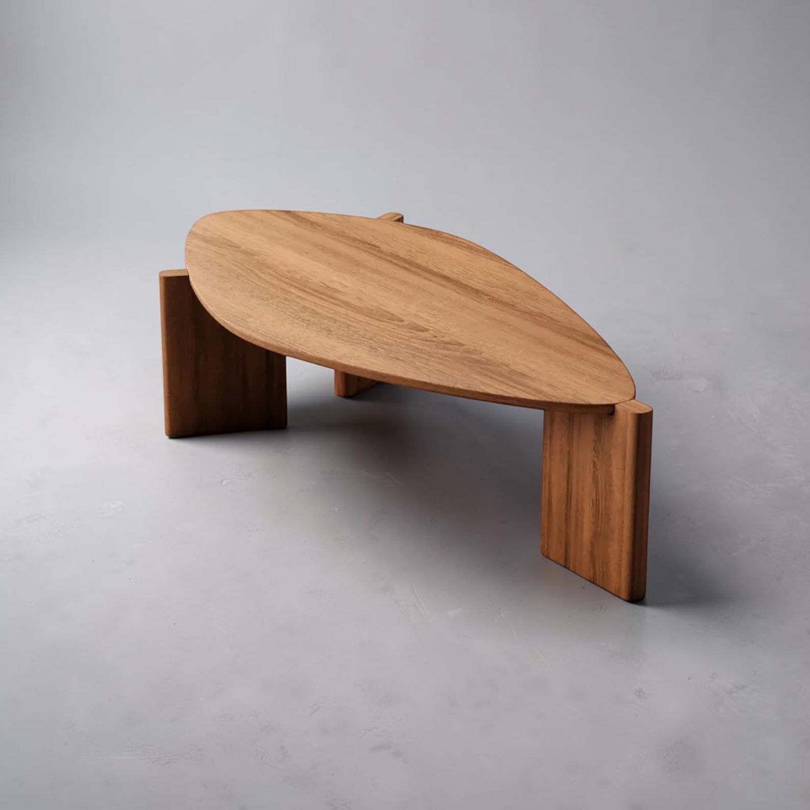Designer coffee table made of solid oak Dave