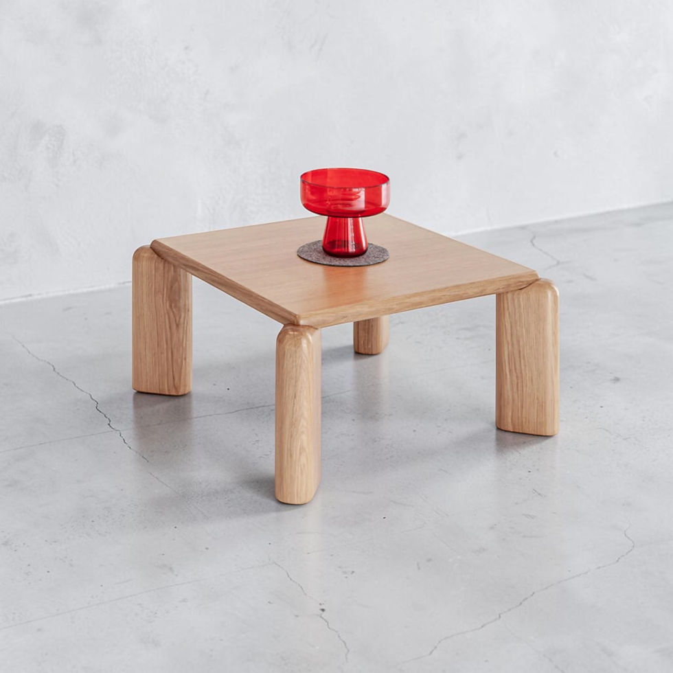 Thumbnail: Designer coffee table made of solid oak Soften