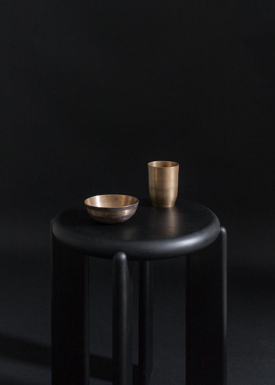 Thumbnail: Designer stool made of solid oak OEN