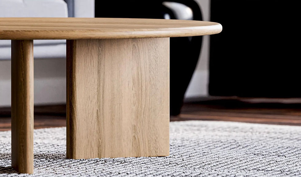 Thumbnail: Designer coffee table made of solid oak Marty
