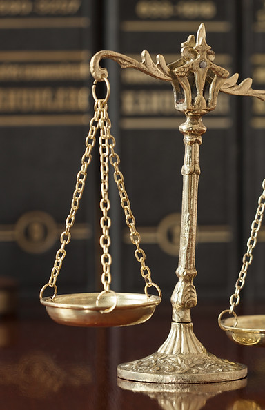 Golden Justice Scales
