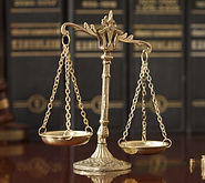 Golden Justice Scales