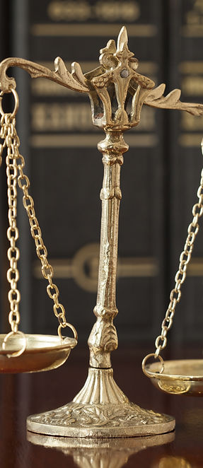 Golden Justice Scales