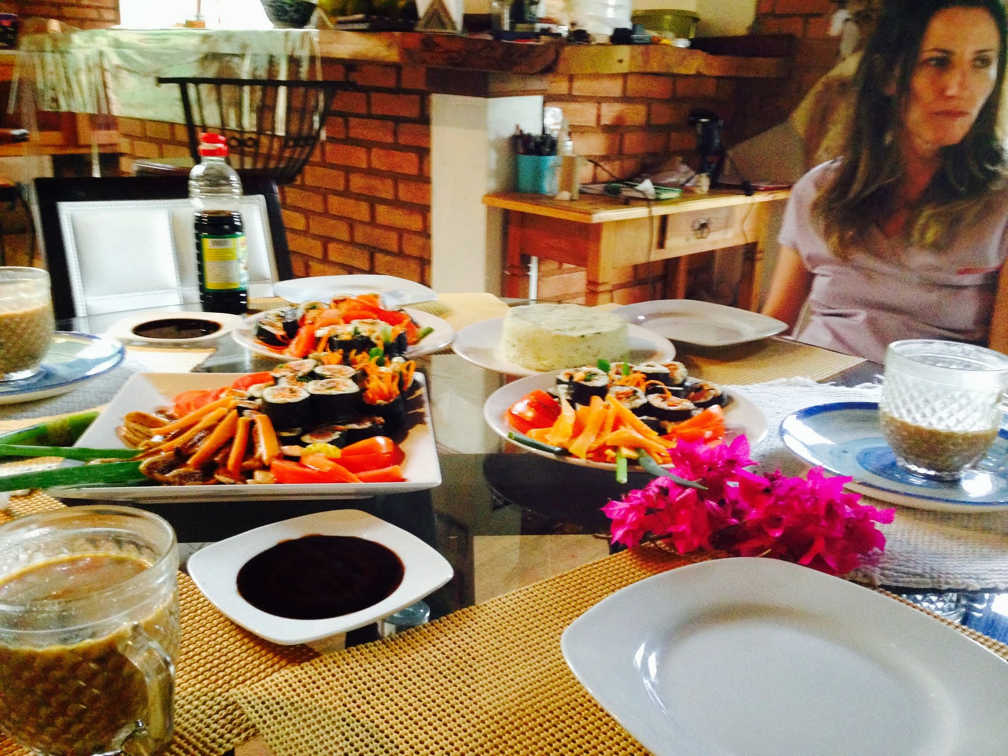 Arranged Food and Objects