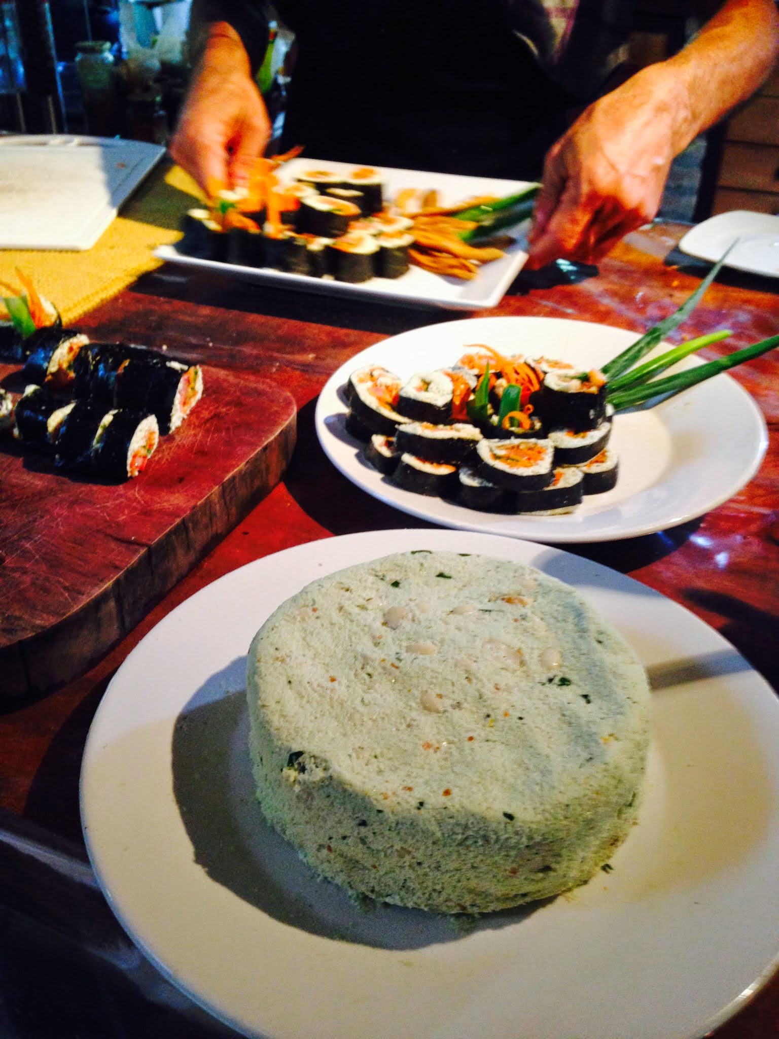 Arranged Food and Objects