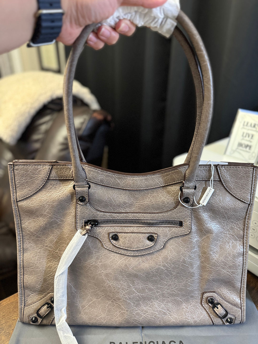 Thumbnail: Le City tote bag, grey
