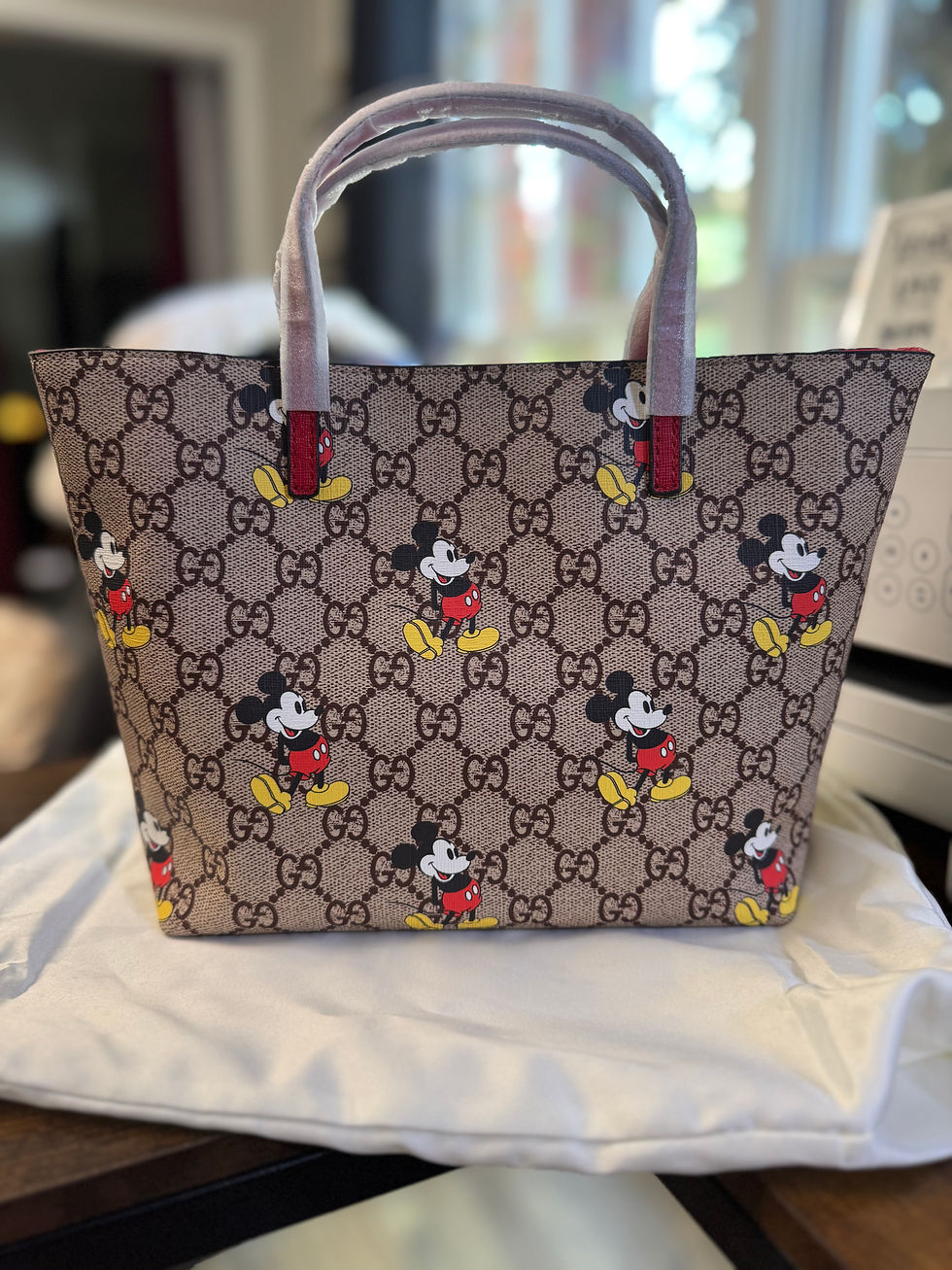 Thumbnail: GG x Mickey mini tote bag