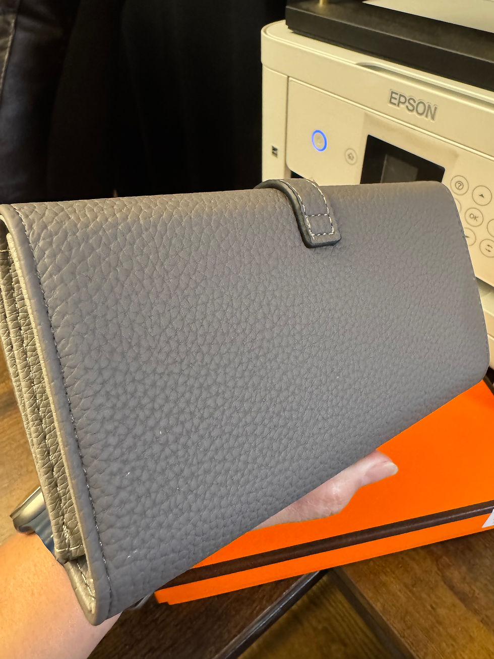 Thumbnail: Wallet, bifold, long, gray