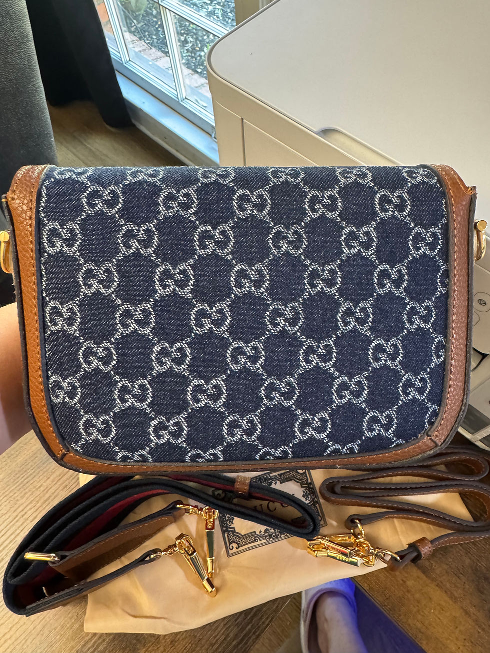 Thumbnail: Horsebit, small, denim blue 