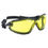 Thumbnail: 5103-02 Gloggles Safety Goggles/Glasses All-In-One – Yellow Lens – Polybag