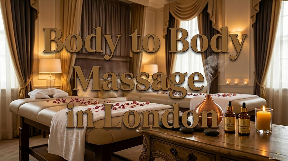 The Ultimate Guide to Body to Body Massage in London: Unlocking Deep Relaxation and Energy Flow