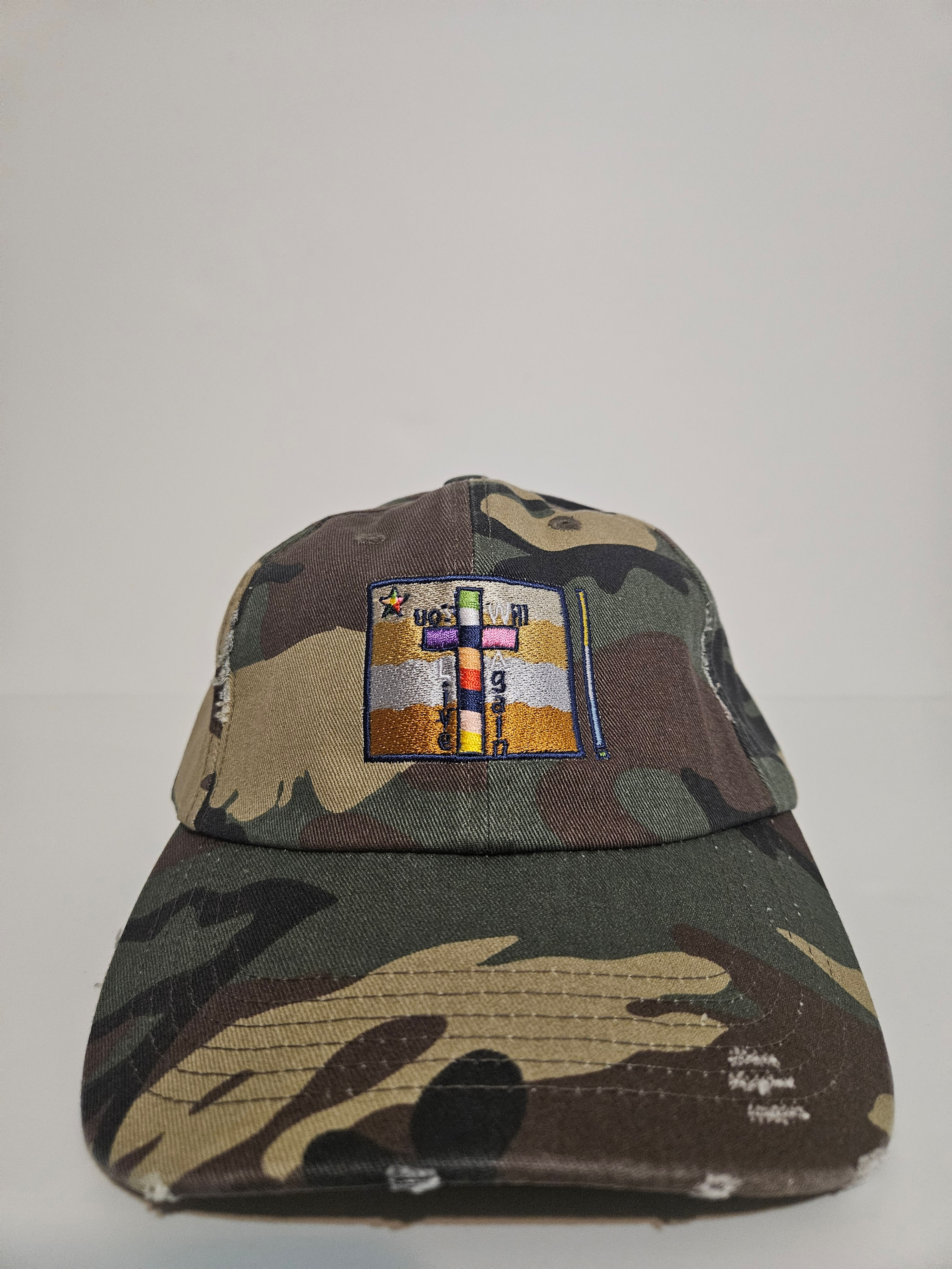 Glory&Honor Camo Ripped Twill Temporary Crown