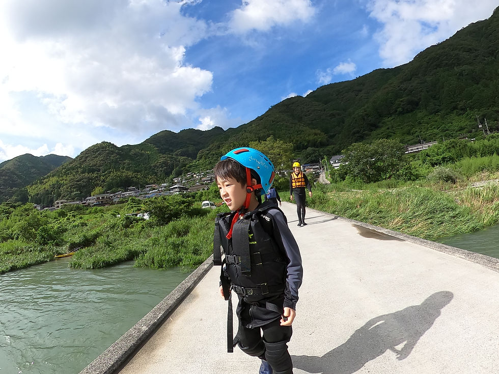 Niyodo Adventure Family tour Kochi Japan