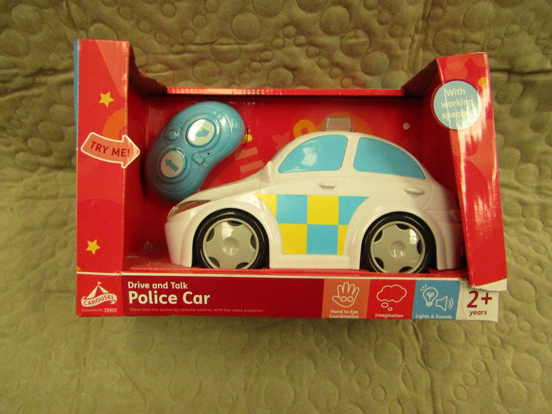 Carousel - Drive & Talk Police RC Car