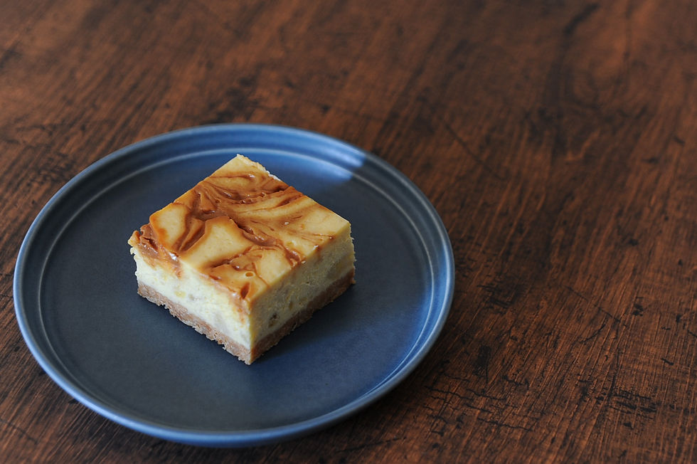 バナナキャラメルチーズケーキ