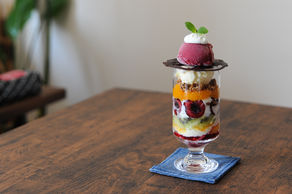 フルーツのパフェ