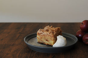 りんごのクランブルケーキ